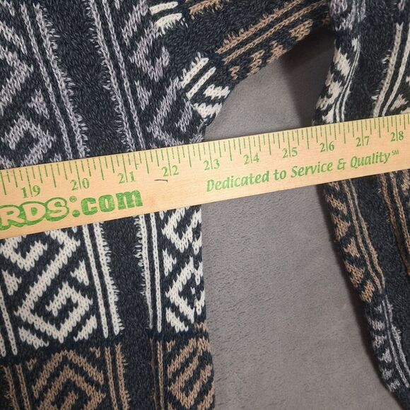 Jantzen Sweater Mens XL Knit Made In USA Crew Neck geometric AOP grandpa - Picture 5 of 7